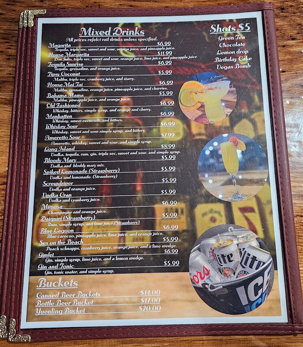 Guffey's menu board