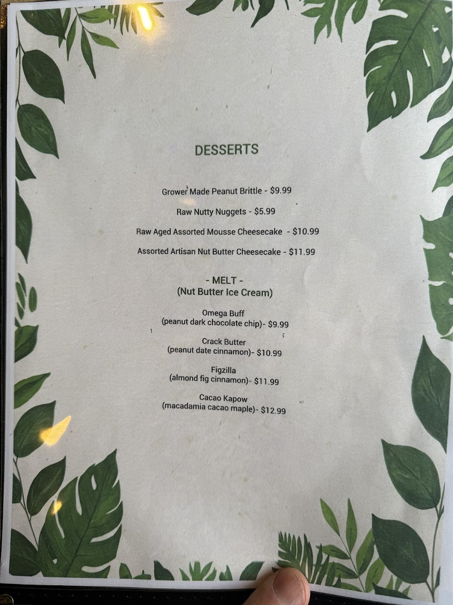PLANT GOSSIP / ORVEGANIC KITCHEN menu board