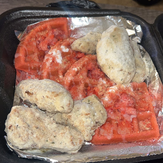 Cocaine Crack Wings and Strawberry Waffle