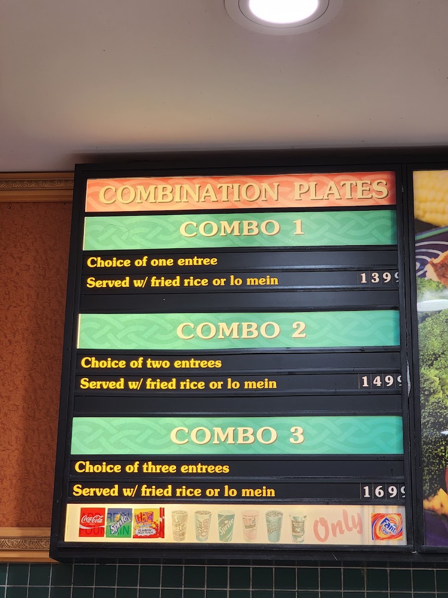 Max Orient menu board
