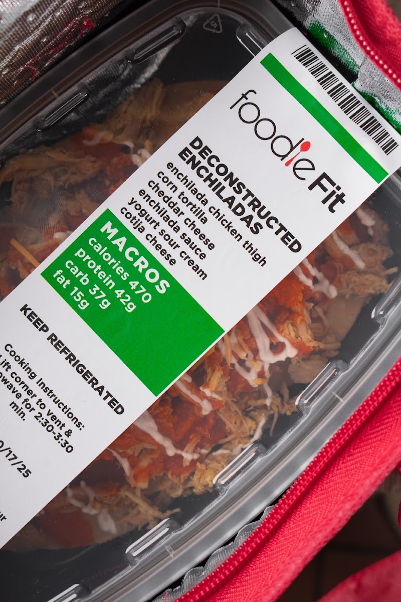 Foodie Fit - Northwest menu board