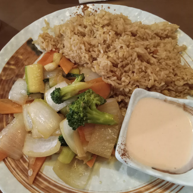 Hibachi Veggies with Fried Rice