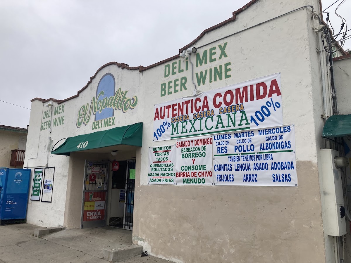 Sabroso taco savor a mi tierra menu board