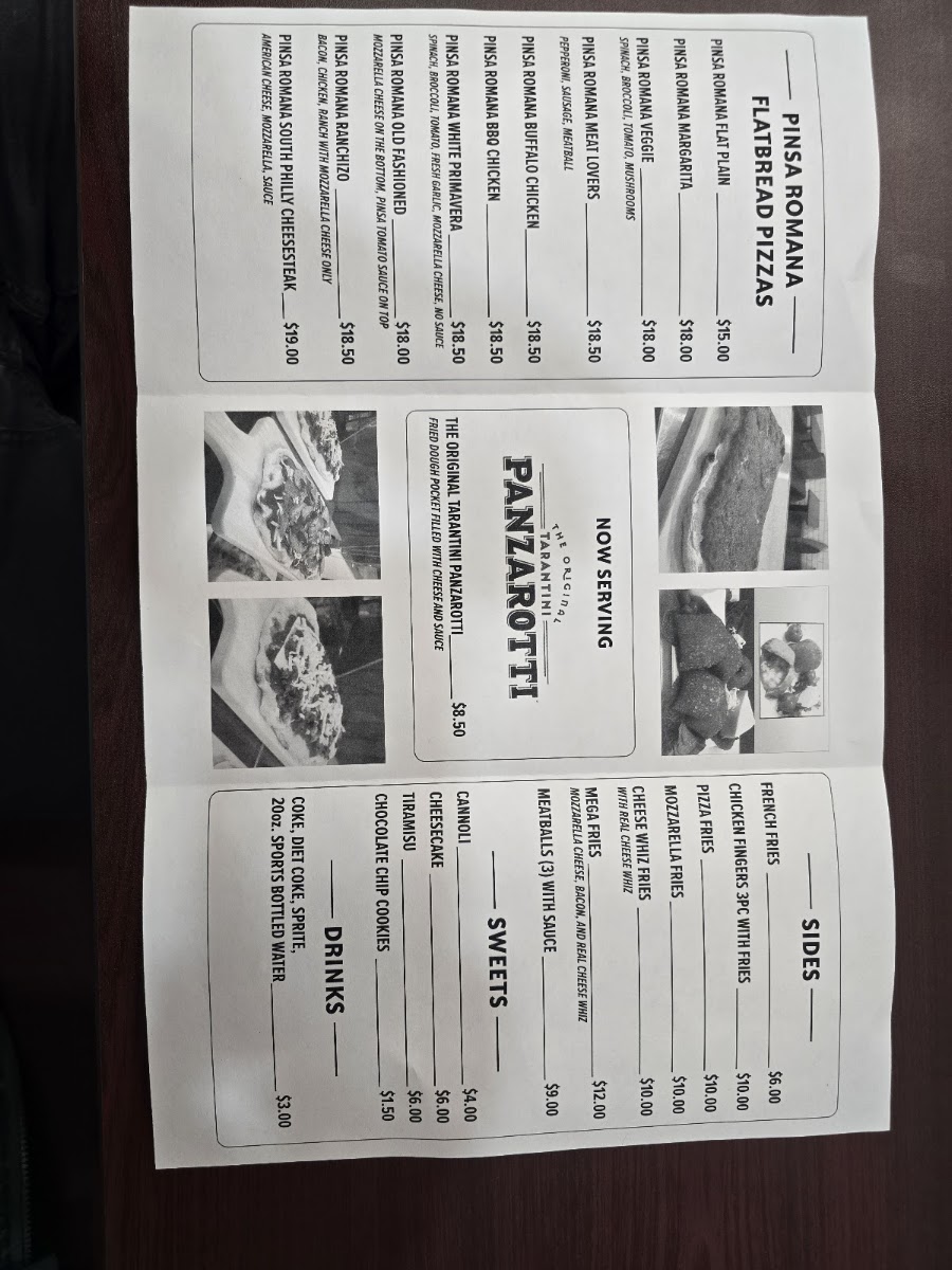 FLATS&FILLED FLATBREADS menu board