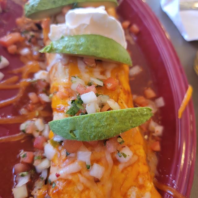 Carne Asada Burrito Red Sauce