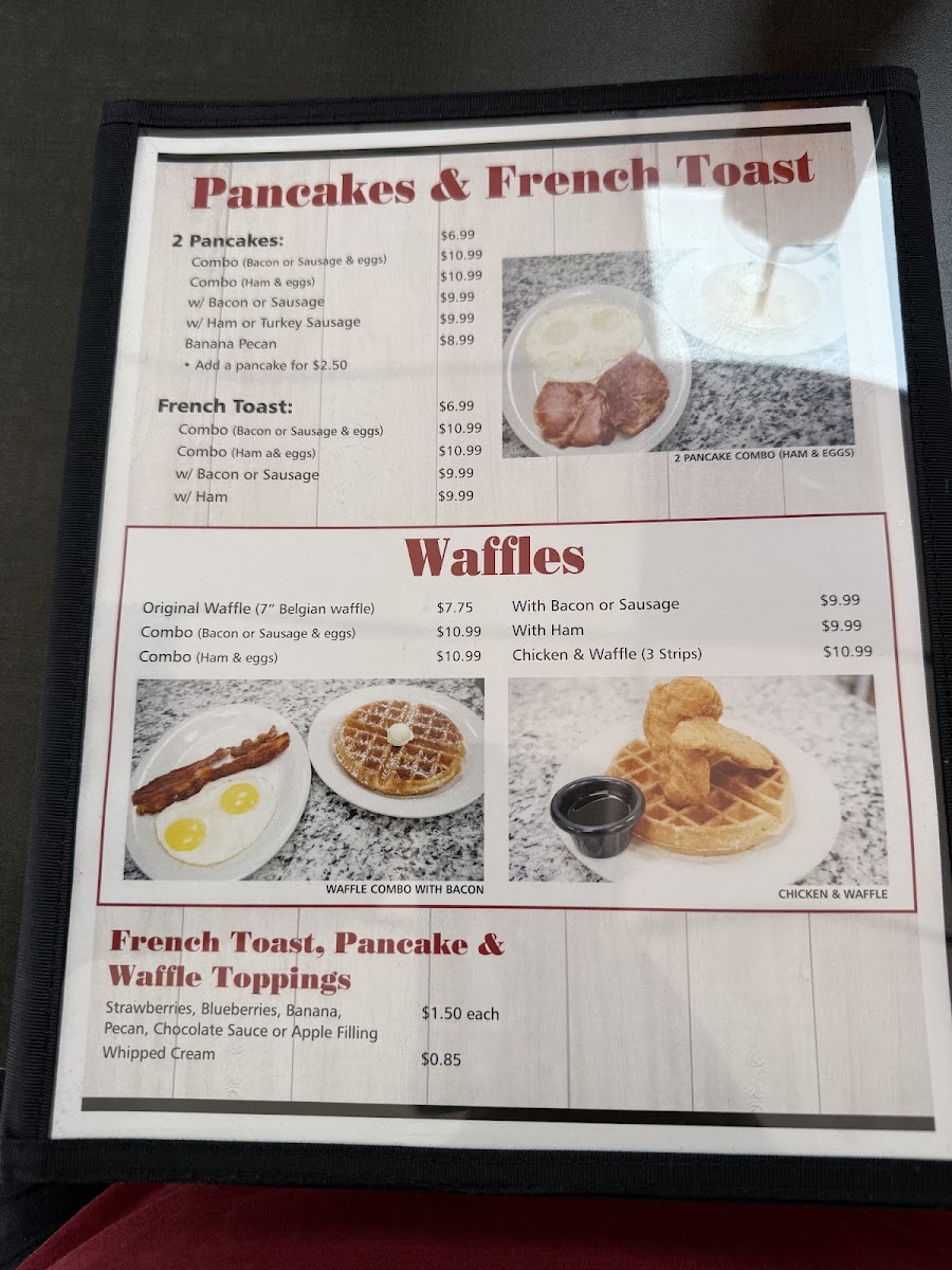 Roys Breakfast & Lunch #2 menu board