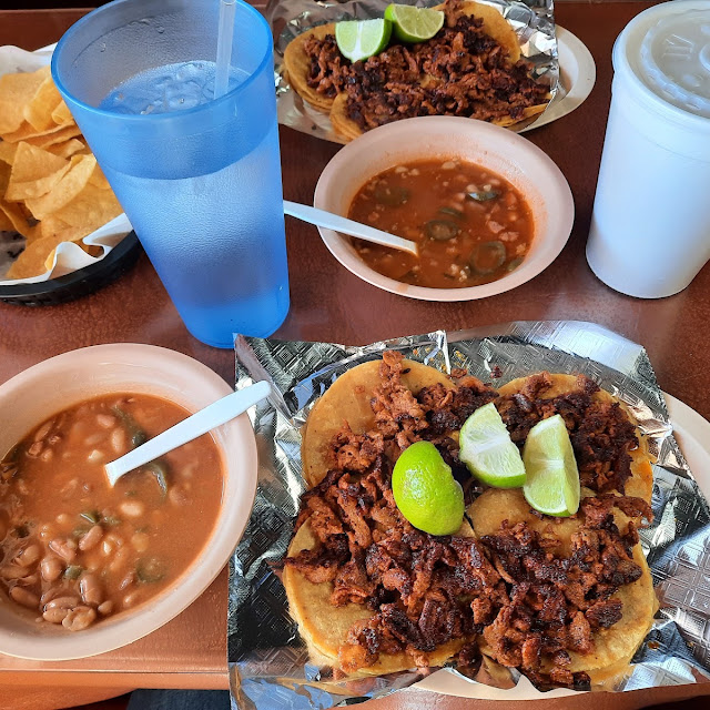 Al Pastor Beans Horchata