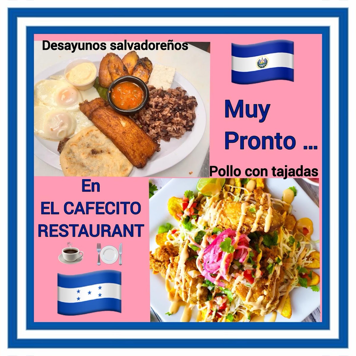 El Cafecito menu board