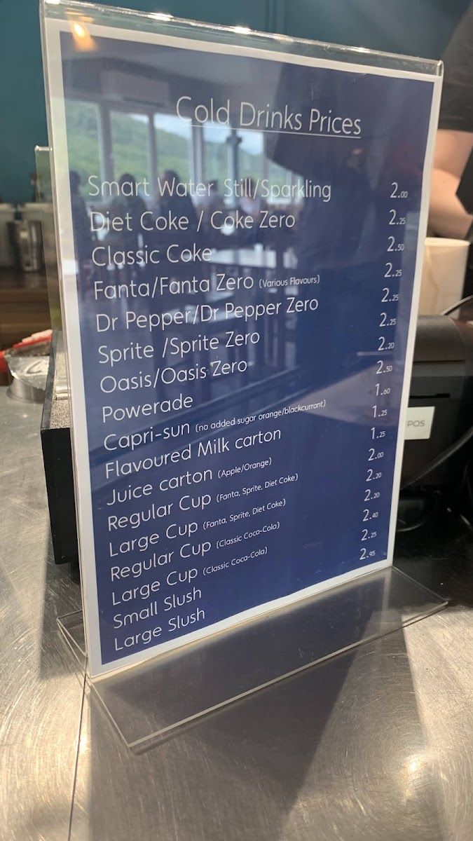 Oscar's Cafe menu board