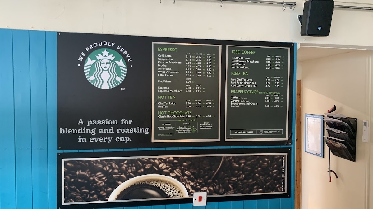 Oscar's Cafe menu board