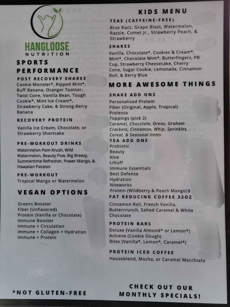 Hangloose Nutrition