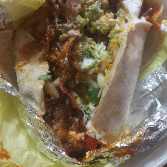 HS Fajita Steak Taco Burrito
