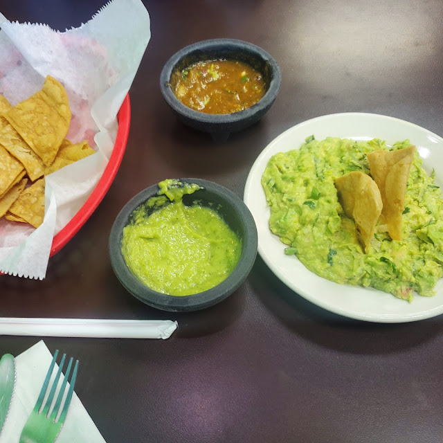 Guacamole and Salsa and Chips