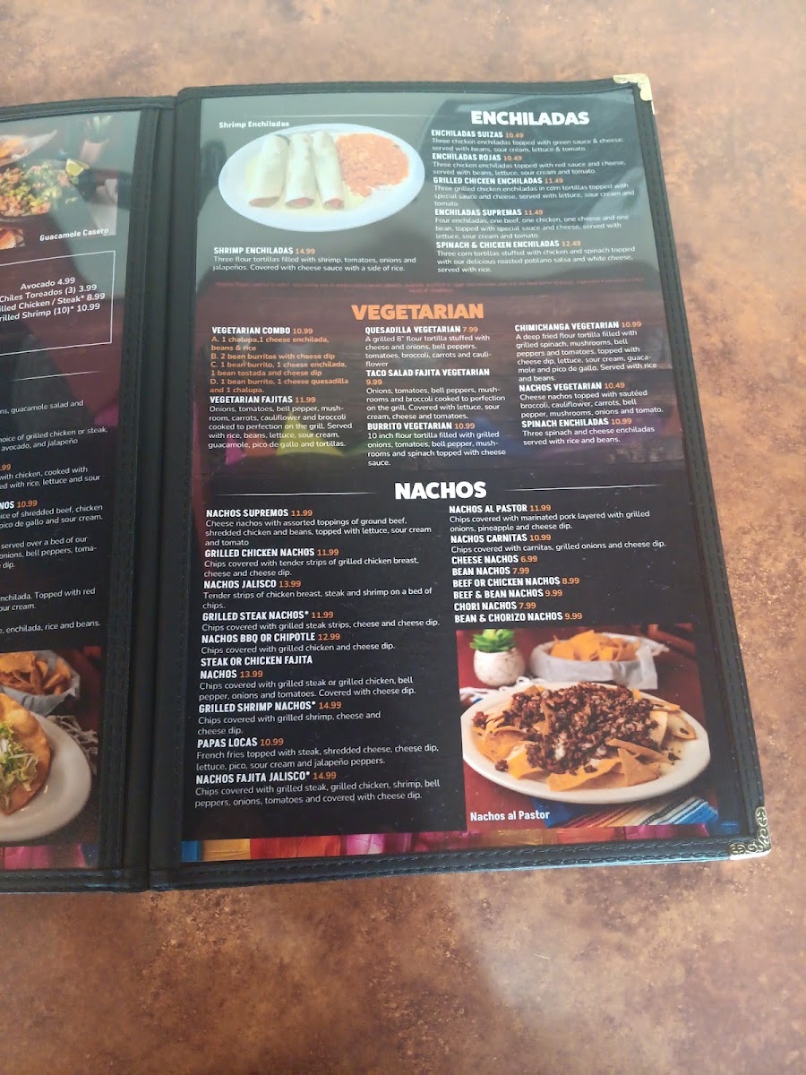 Mezcal Cocina Mexicana 2 menu board
