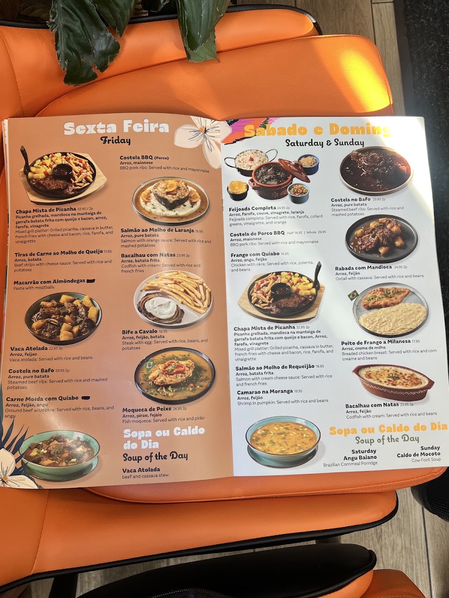 Rainha Dos Queijos Restaurant menu board