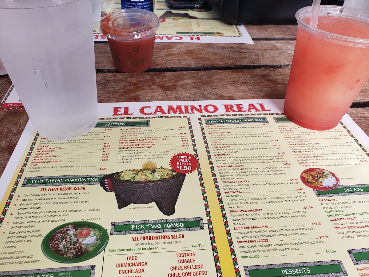 La Fiesta Toledo menu board