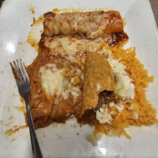 Kids Enchiladas Rice & Beans