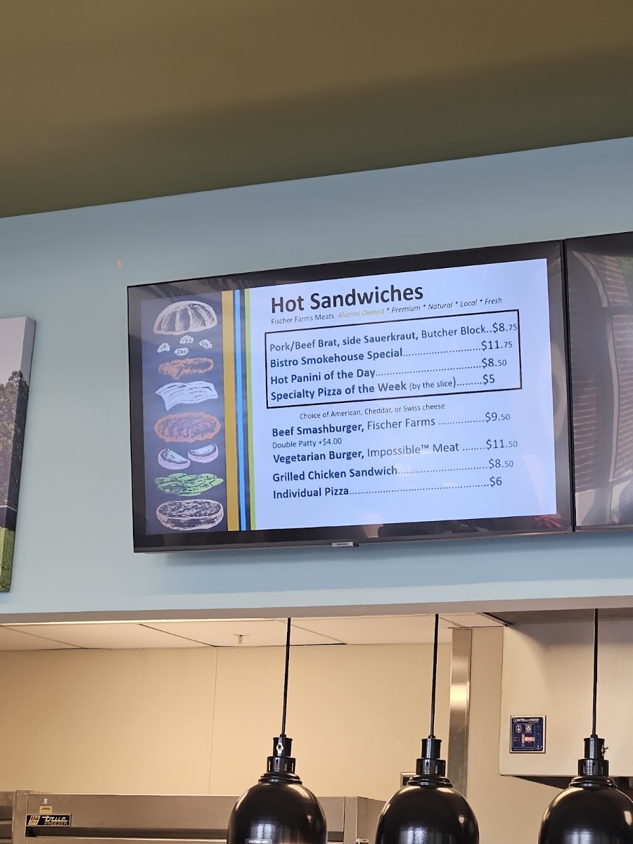 Boiler Bistro menu board
