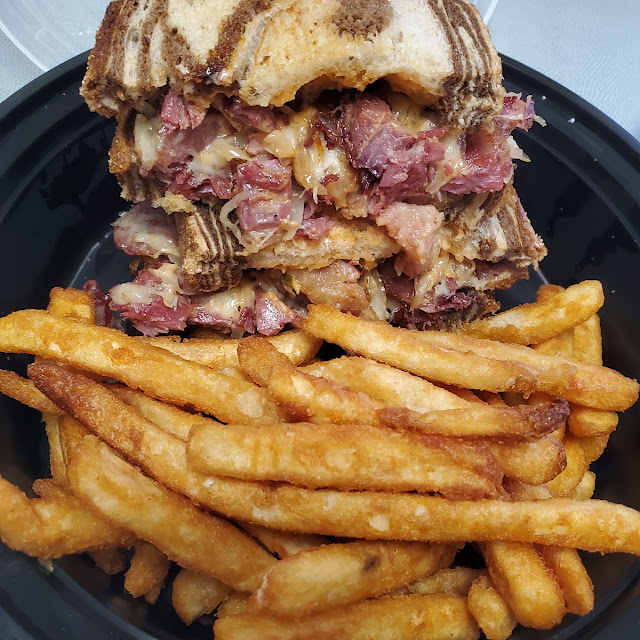Reuben on Rye with French Fries