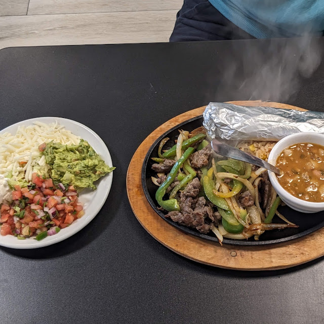 Large Queso Compuesto Beef Fajita