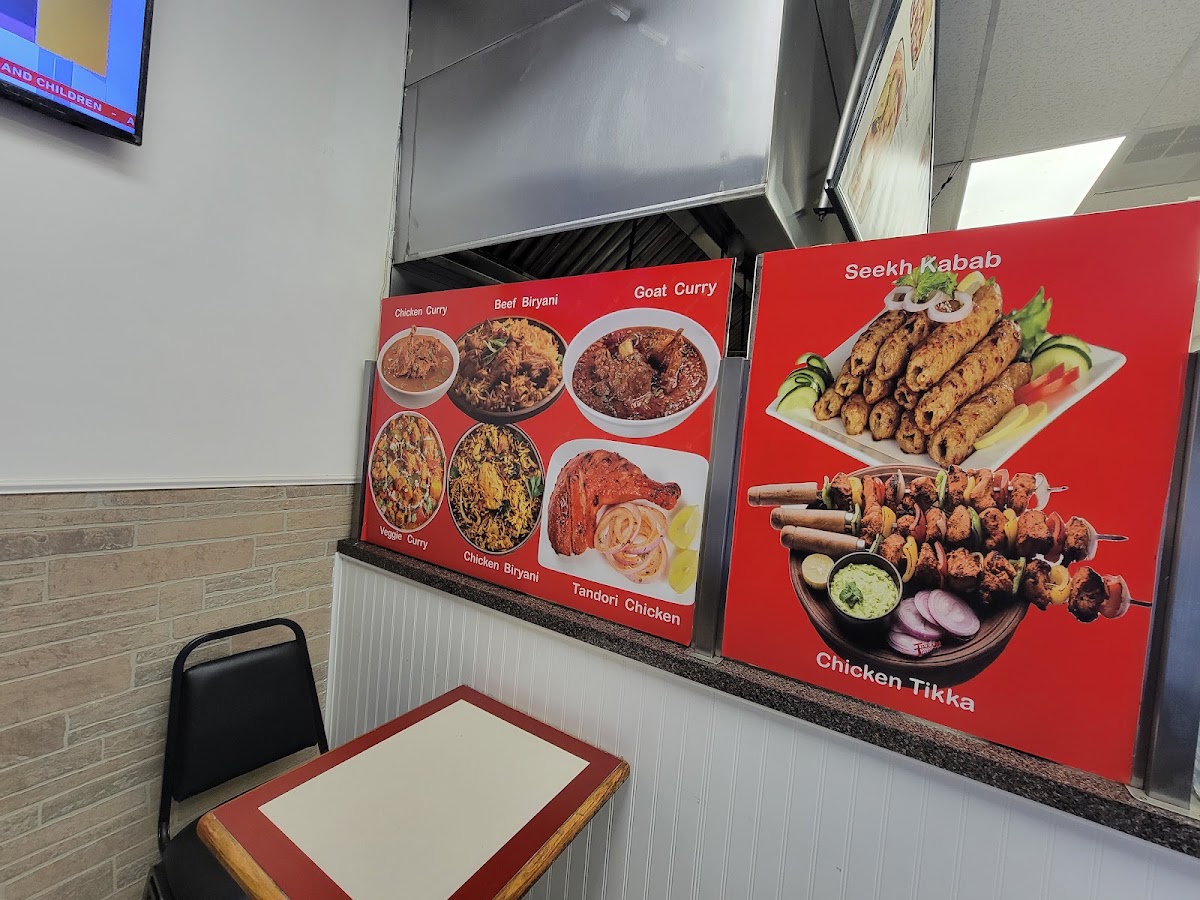 Union Fried Chicken & Grill (Halal) menu board