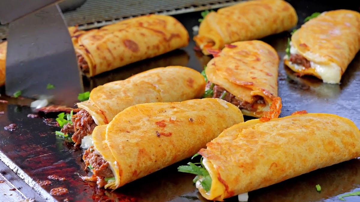 Dipped Birria Tacos