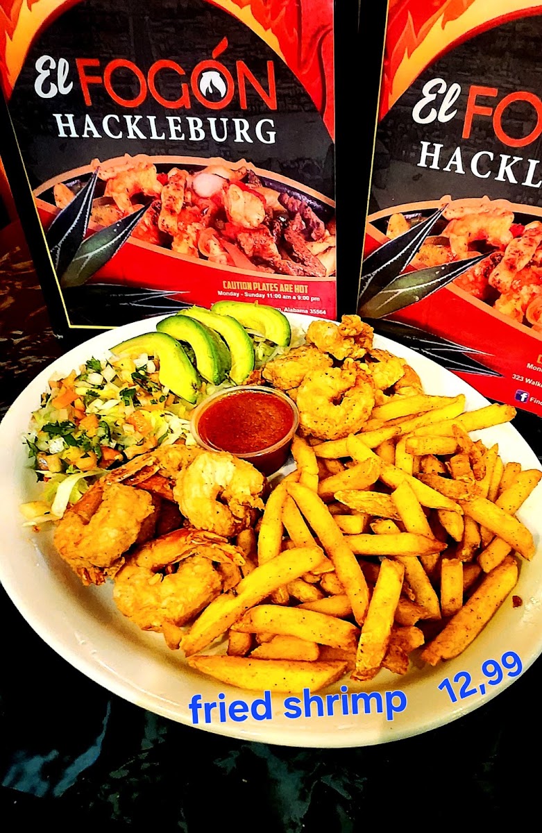 El Fogon Hackleburg menu board