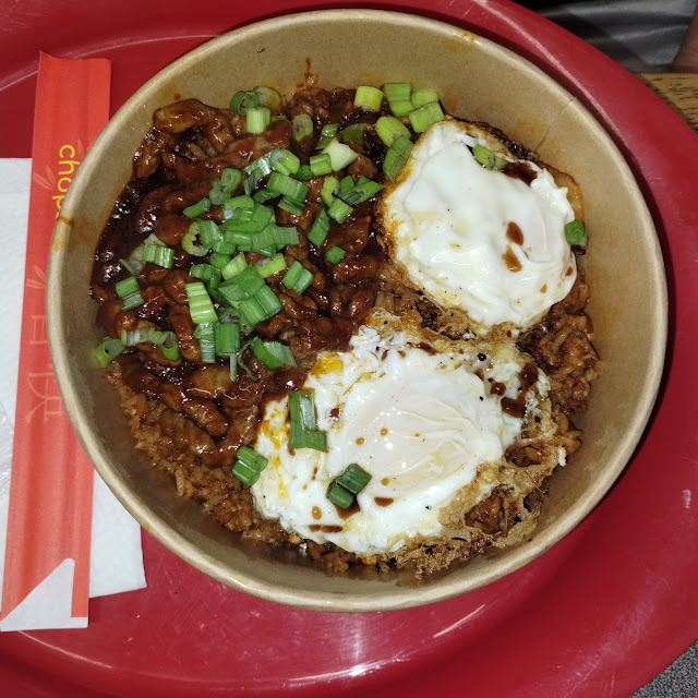 Kimchi Fried Rice with Spicy Beef