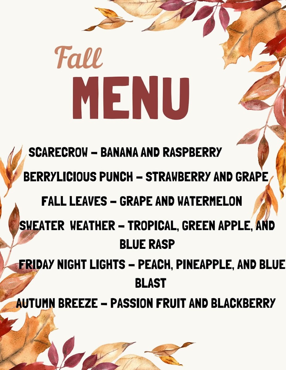 GetFit Enterprise menu board