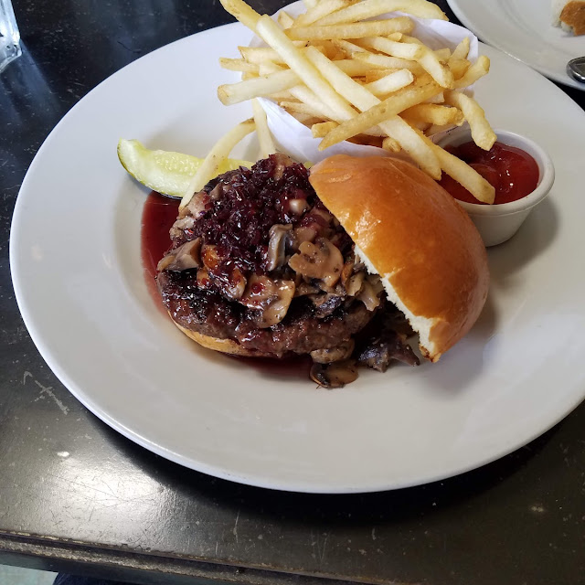 Mushroom Swiss Burger