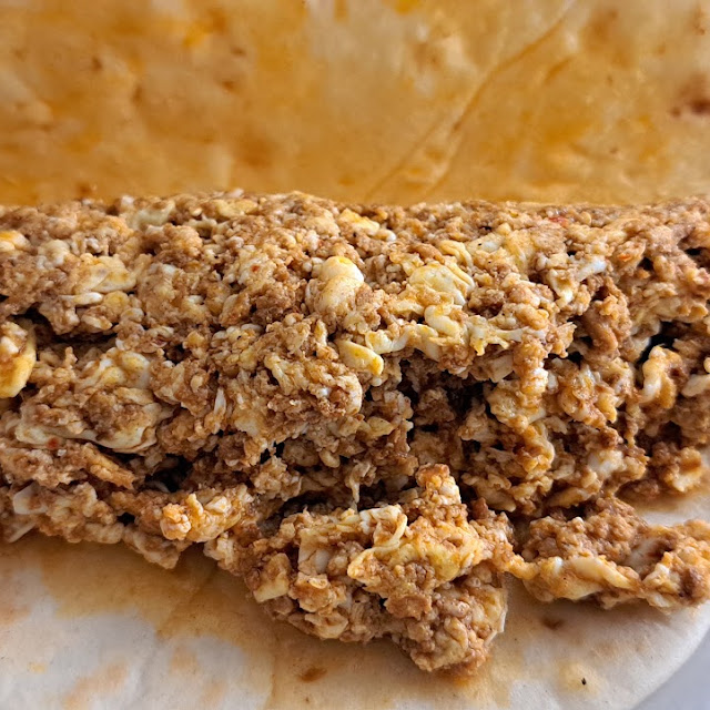 Chorizo and Eggs Taco