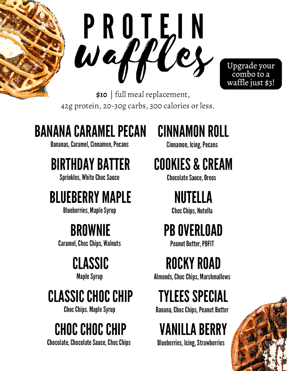 Rossford Nutrition menu board