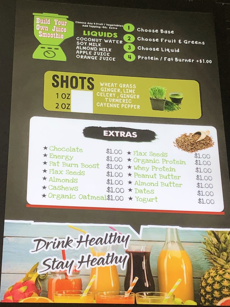 Red Sea Restaurant(Detox) menu board