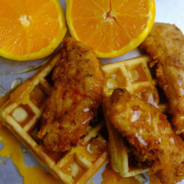 Chicken Tender Waffle Sandwich No Egg