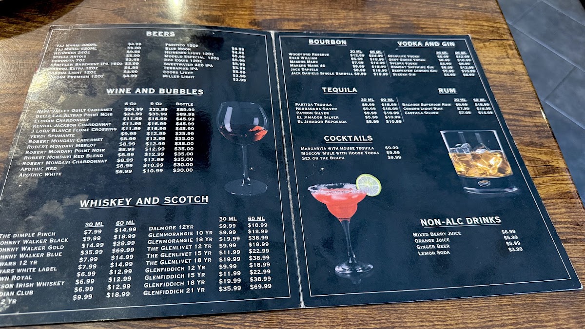 BiryaniPot menu board