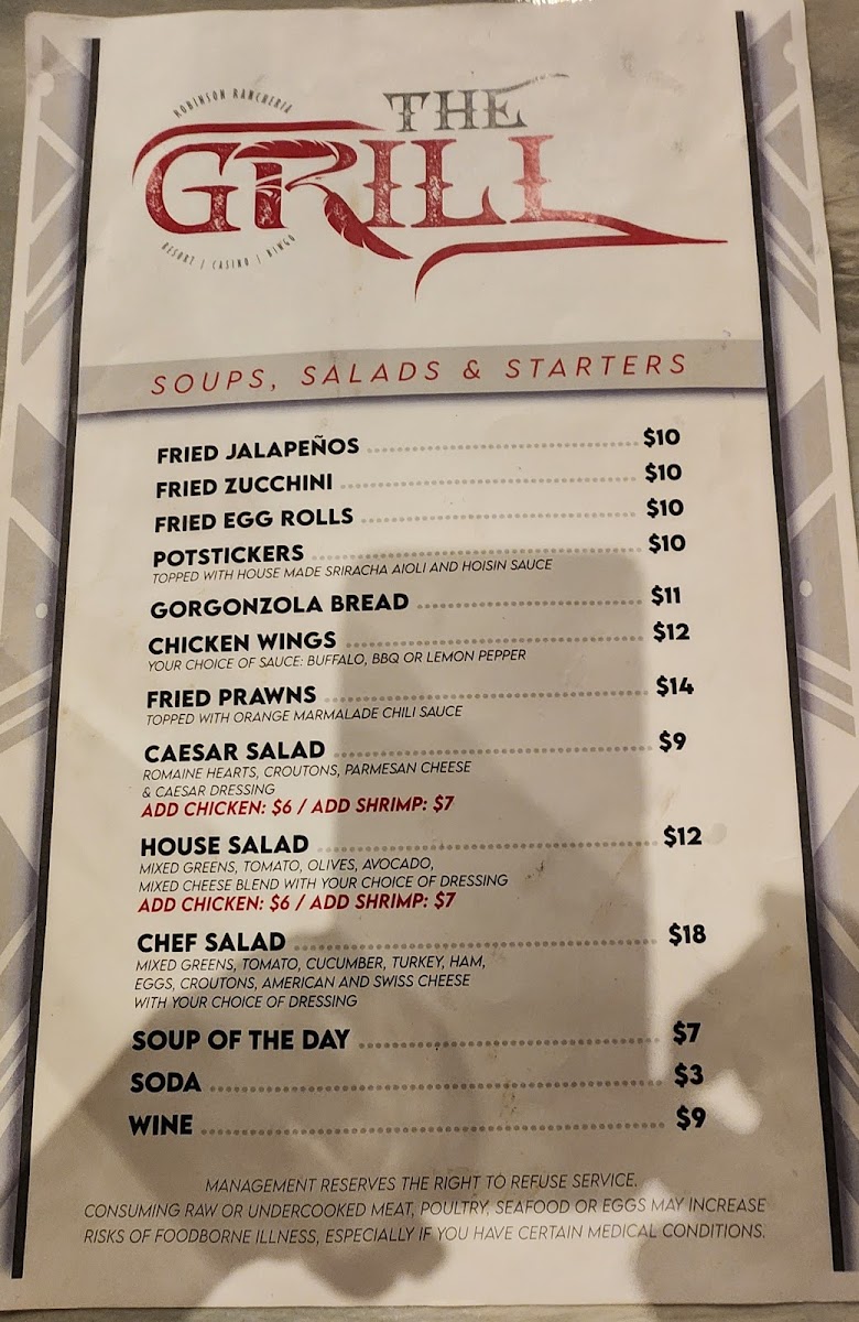 The Grill at Robinson Rancheria