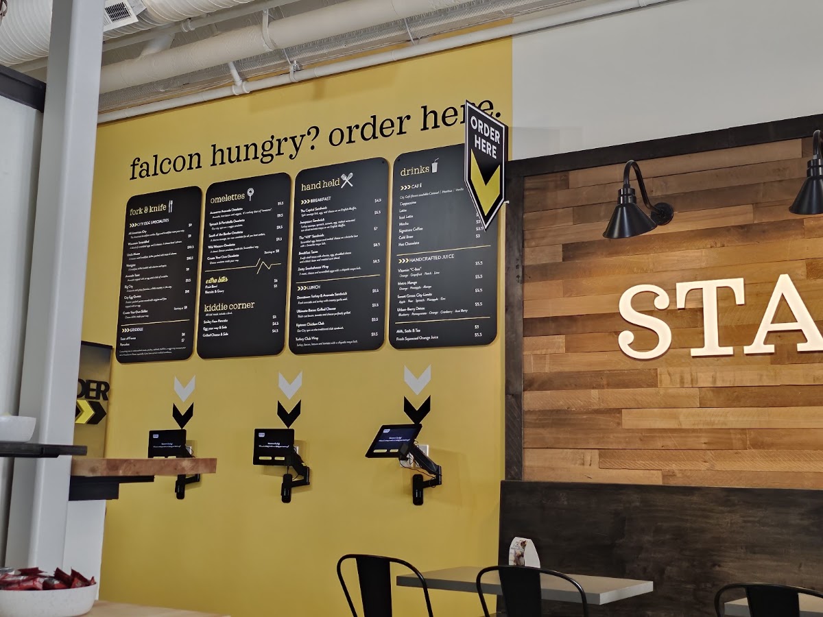 City Egg menu board
