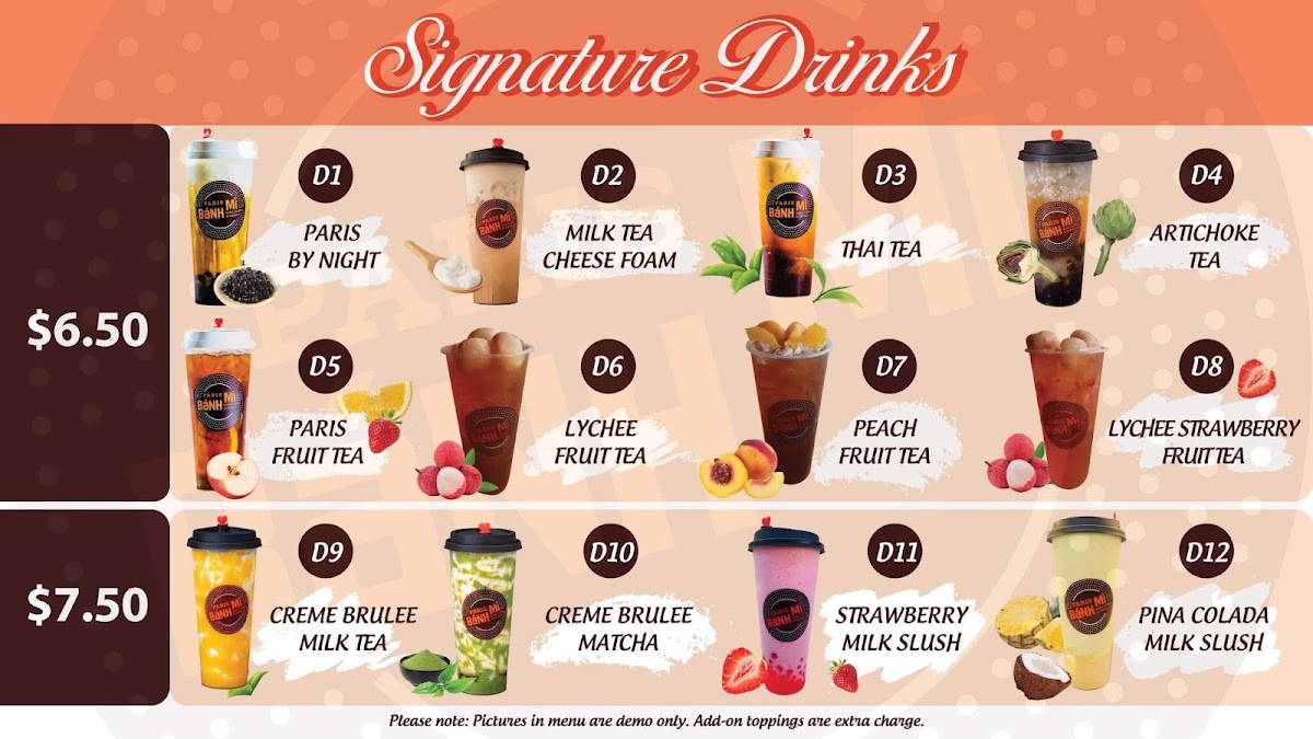 Paris Bánh Mì | Clovis menu board