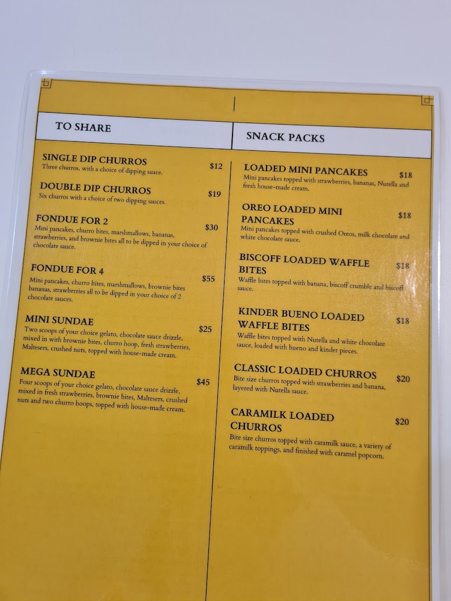 Lil Mumma's Cafe menu board