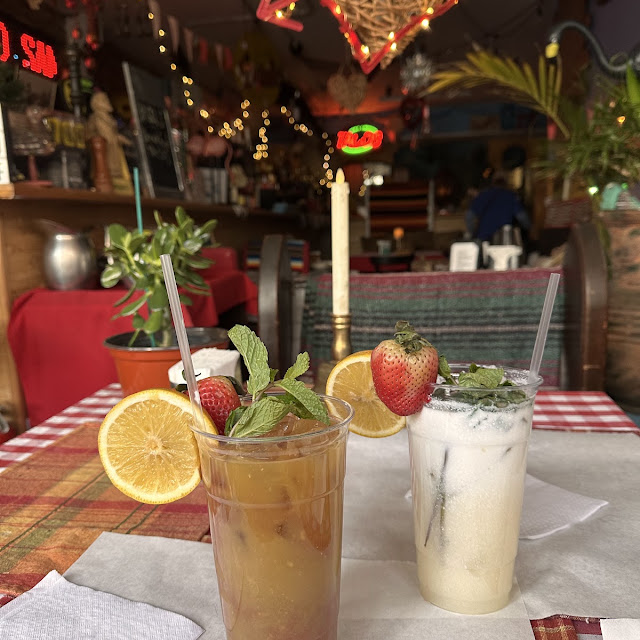 Guava Mango and Coconut Lime Juice
