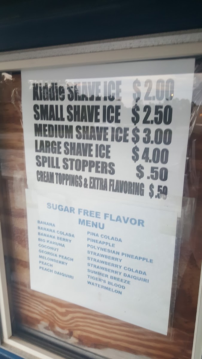Sumner Thang menu board