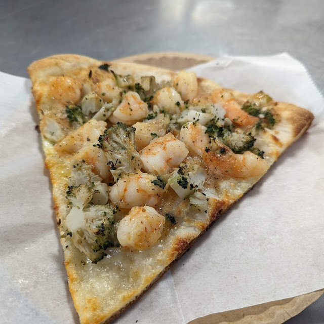 Shrimp Scampi Pizza