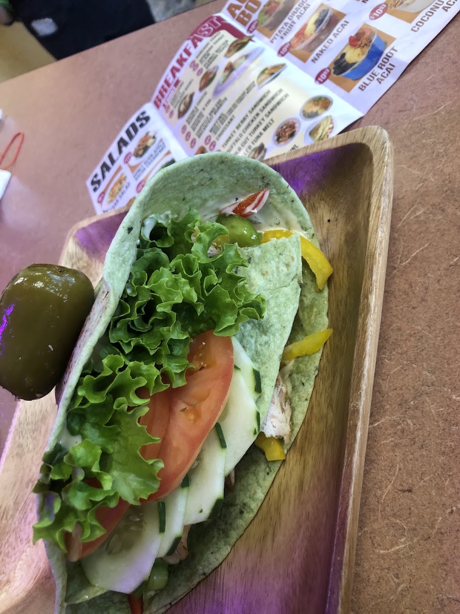 Golden greens and salads