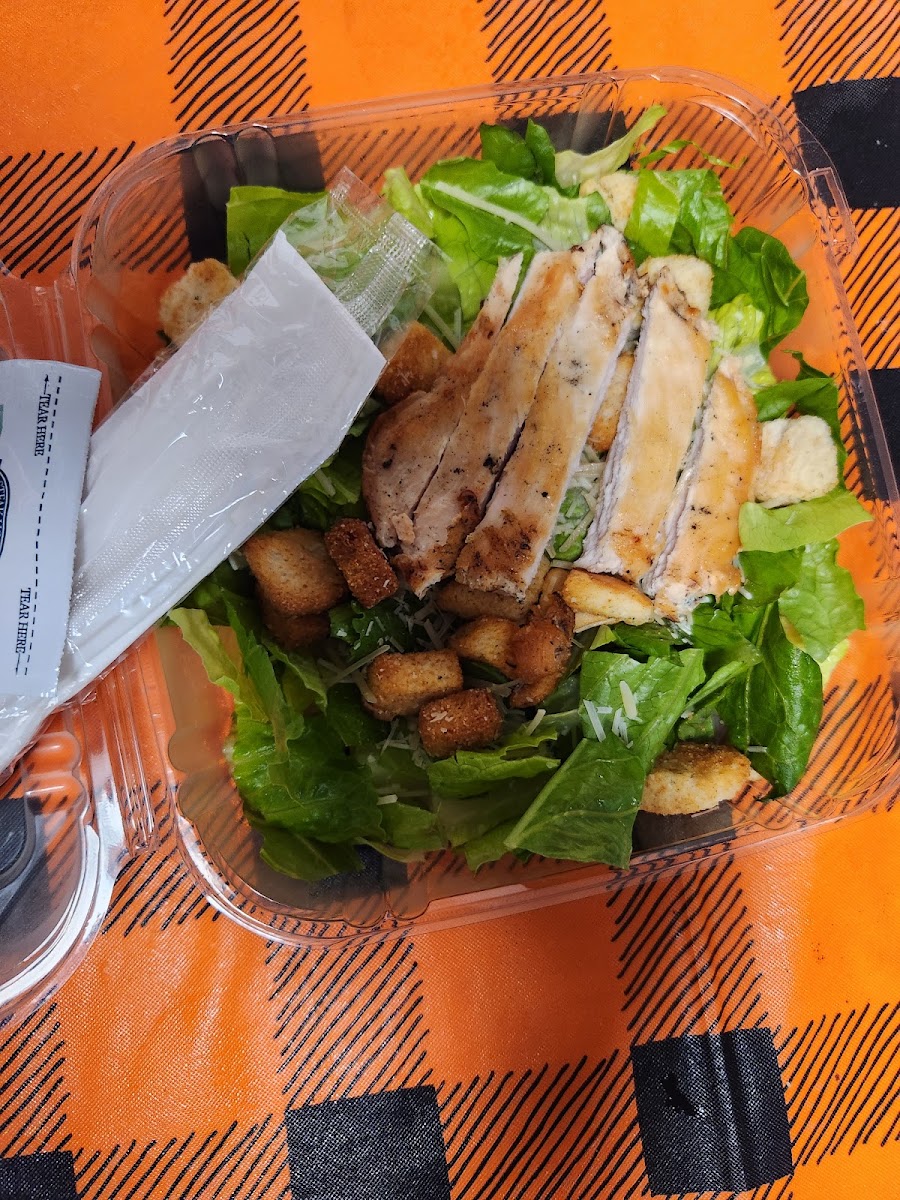 Golden greens and salads