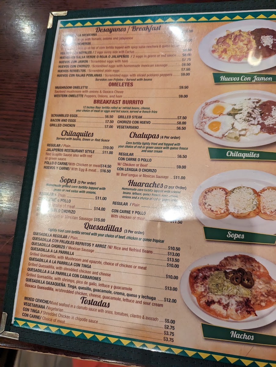 Jalapeños menu board
