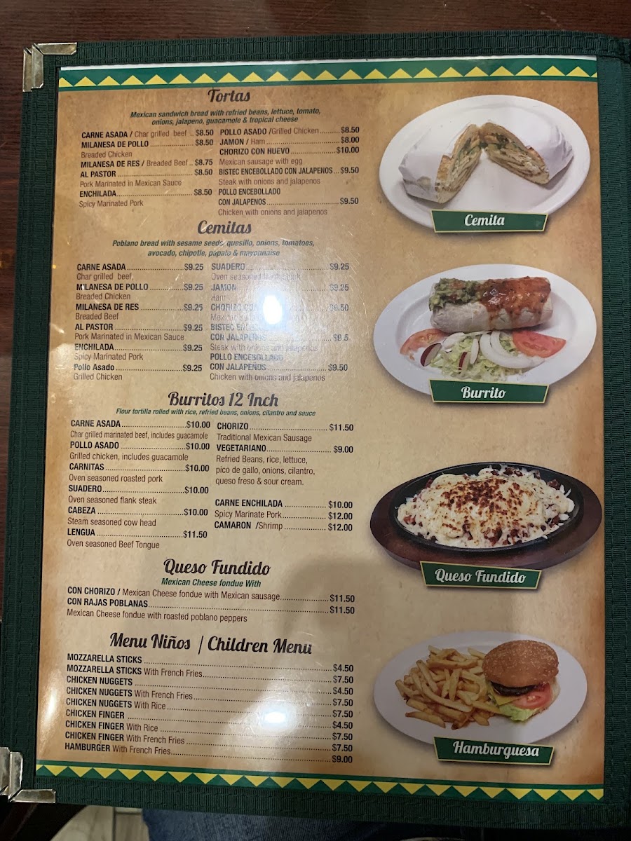 Jalapeños menu board