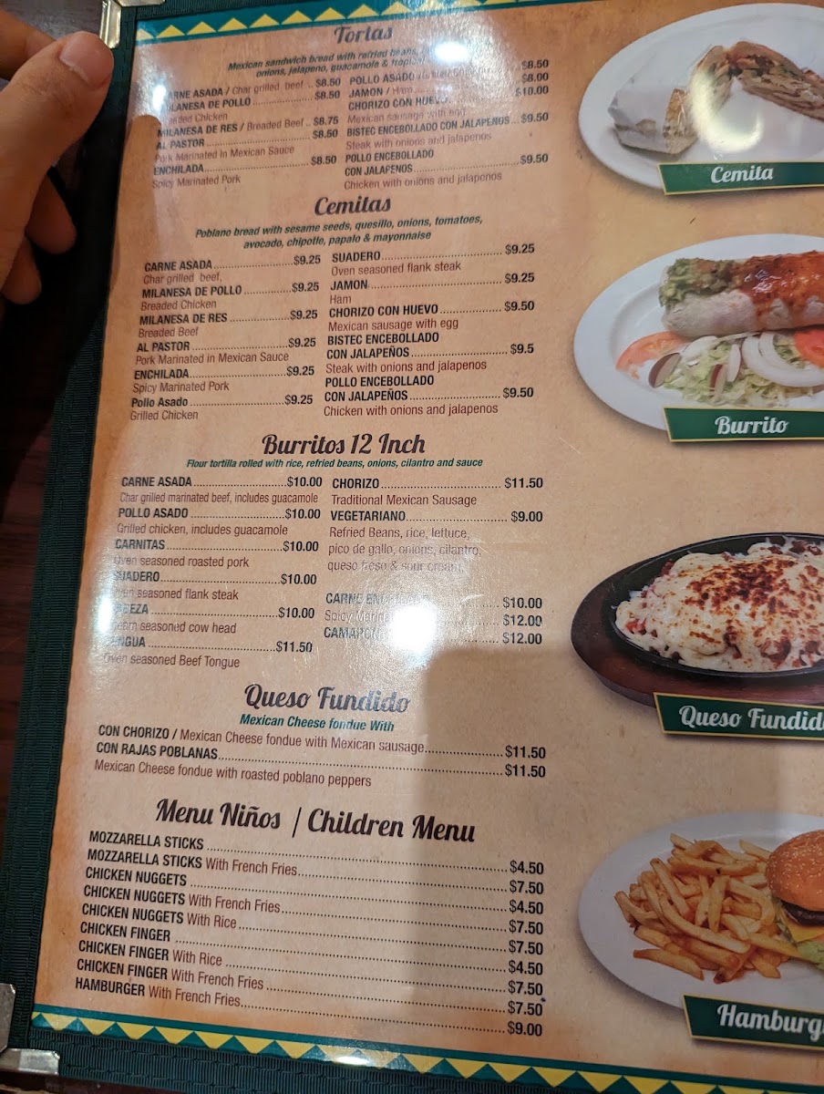Jalapeños menu board