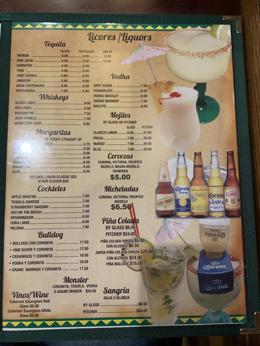 Jalapeños menu board