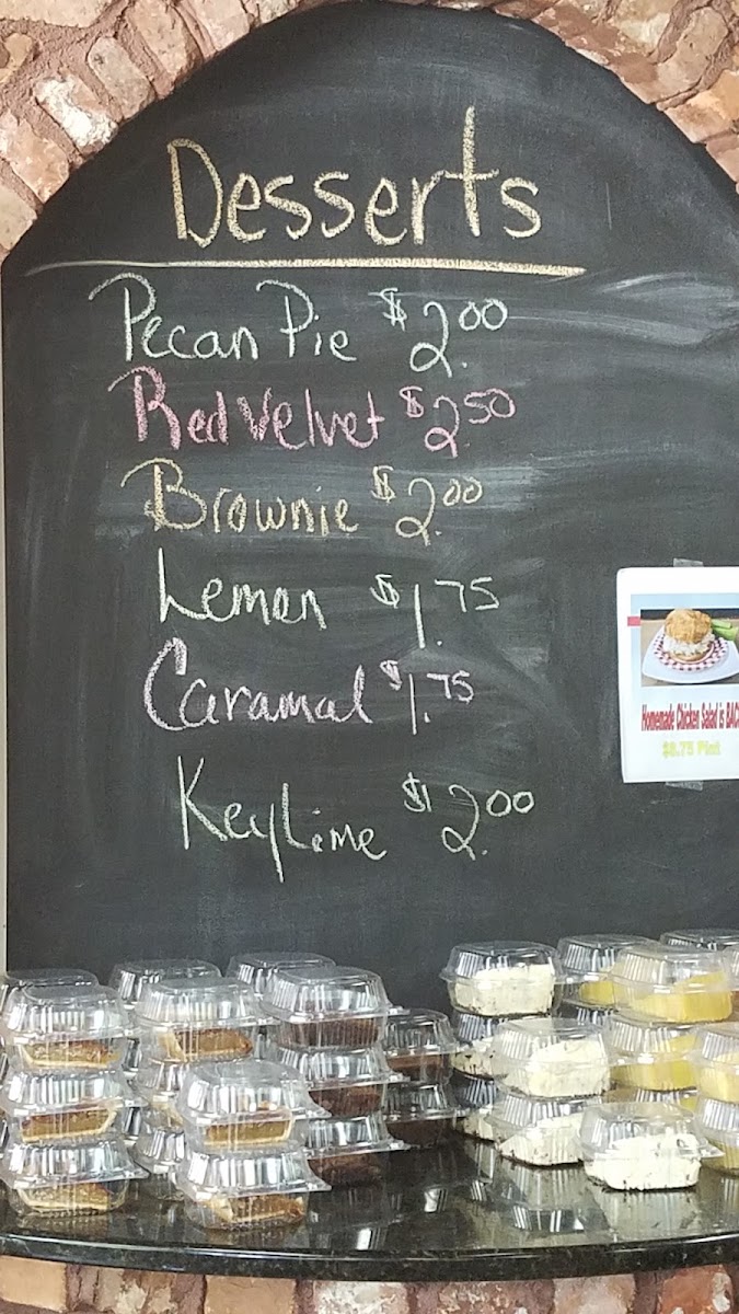 Miles To Go Too menu board