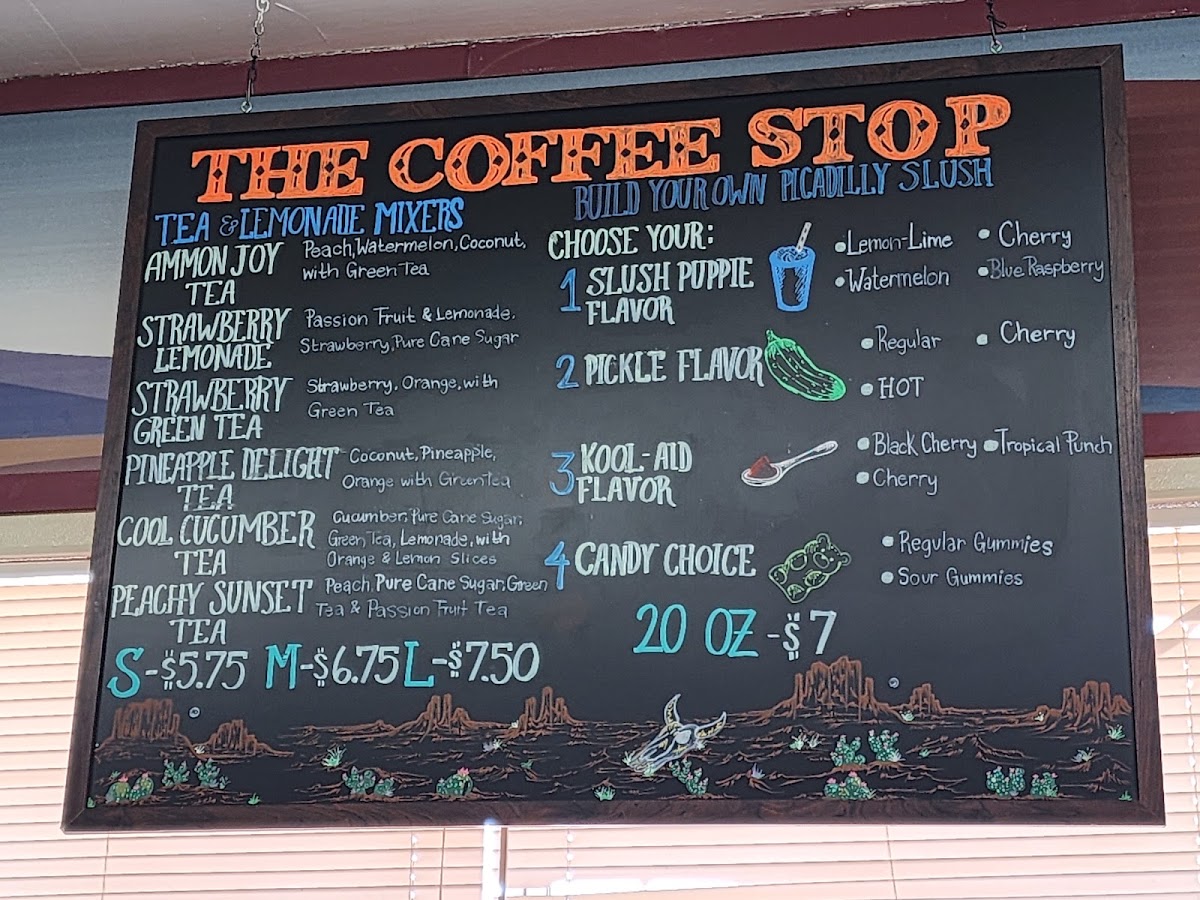 Hangar 54 Pizza menu board